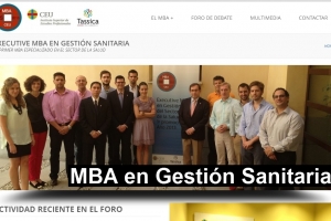 Presentado el nuevo sitio Web para el MBA en Gestión de la Salud