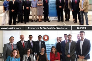 El Dr. D. José Ignacio Echániz Salgado y el Dr. D. Manuel Molina Muñoz protagonizaron un encuentro con los alumnos del Executive MBA en Gestión Sanitaria.