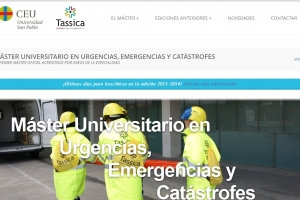 Publicada la nueva Web específica para el Máster Universitario de Urgencias